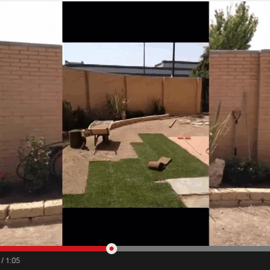 Proceso de construcción de un jardín Proceso de construcción de un jardín